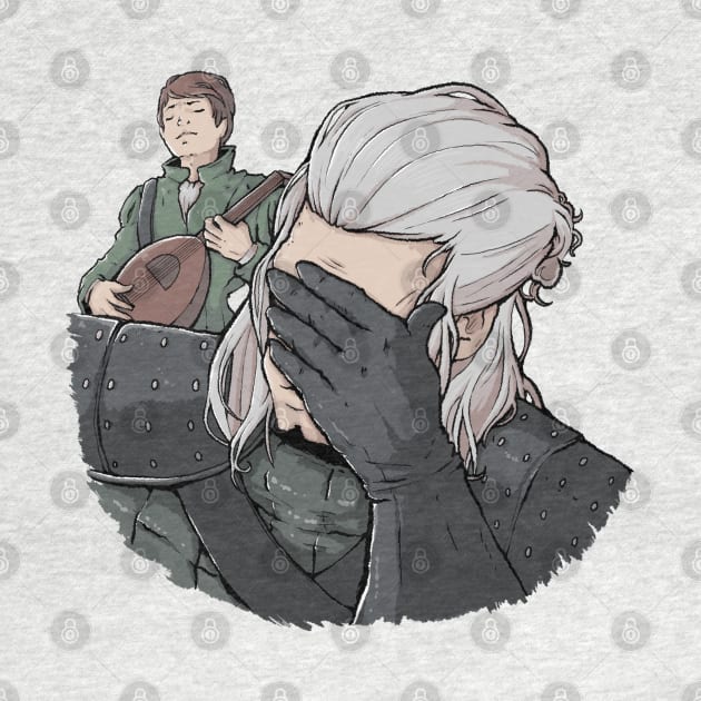 Geralt Face Palm by xMorfina